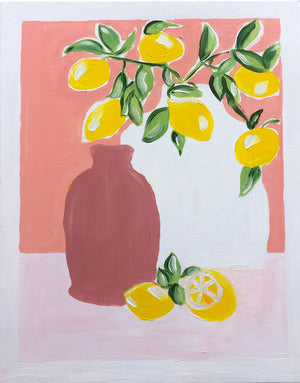 Open image in slideshow, ‘Lemon lemon’ sip and paint - 01 September 2023 at 7pm at Dance, Art etc, 120 Currie Street, Nambour.
