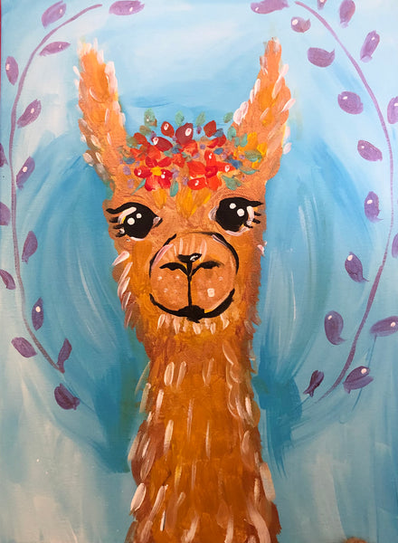 Cheeky Llama Paint Kit – Paint Happy Social Painting